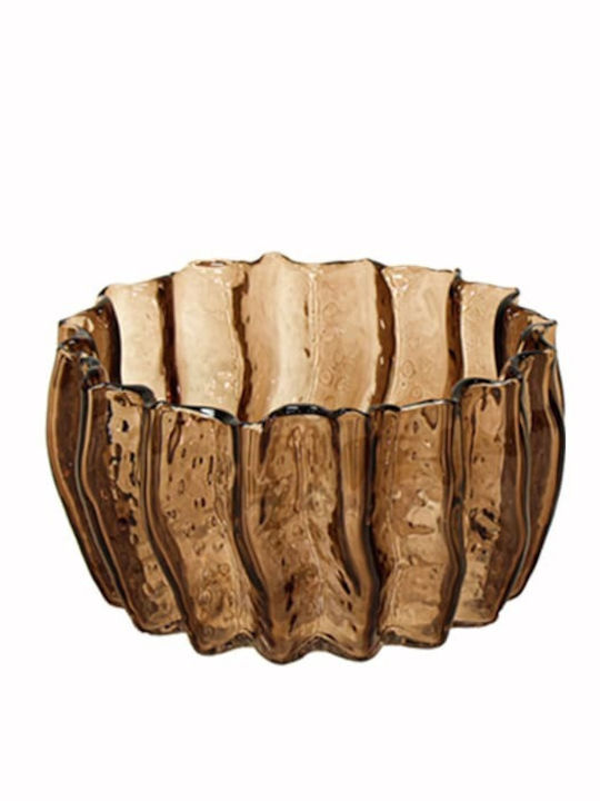 Art et Lumiere Decorative Bowl Brown 23x23x11cm