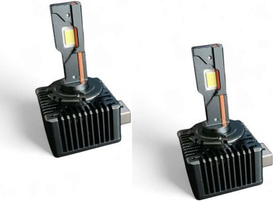 Крушки за автомобил D3s Canbus LED 6000K Хладно Бяло 12V 35W 2 броя Jn-2853-100