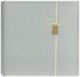 Lipsia C Album Hardcover Cases 200 Photos 10×15 Light Blue Gray Cover Decorative Leather Ribbon White