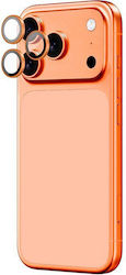 AmazingThing Protecție Cameră Tempered Glass Orange pentru iPhone 17 Pro, iPhone 17 Pro Max