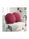 vidaXL Velvet Sofa Cushion Red 60x60cm