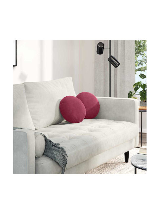 vidaXL Sofa-Kissen aus Samt Rote 40x40cm