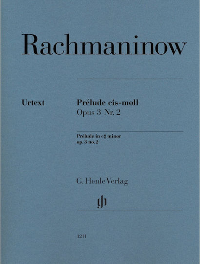Boosey & Hawkes Rachmaninoff Sergei Prelude C Sharp Minor Op 3 No 2