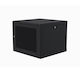 Elegant Wandmontiert Rack-Schrank 9U Schwarz Ψ0099