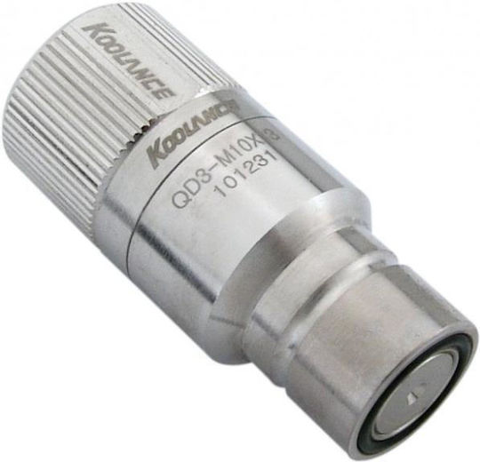 Koolance Qd3 Male Quick Disconnect No-spill Coupling Compression 10mm X 13mm 3/8in X 1/2in