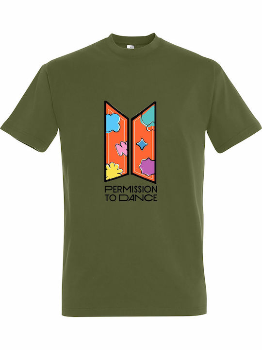 T-shirt Unisex " Bts Permission To Dance Multic...