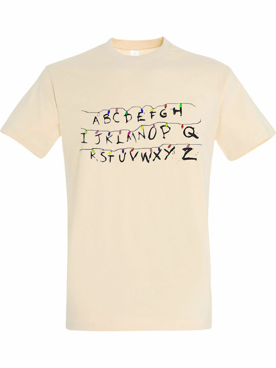 Unisex T-shirt Stranger Things Alphabet Letters...