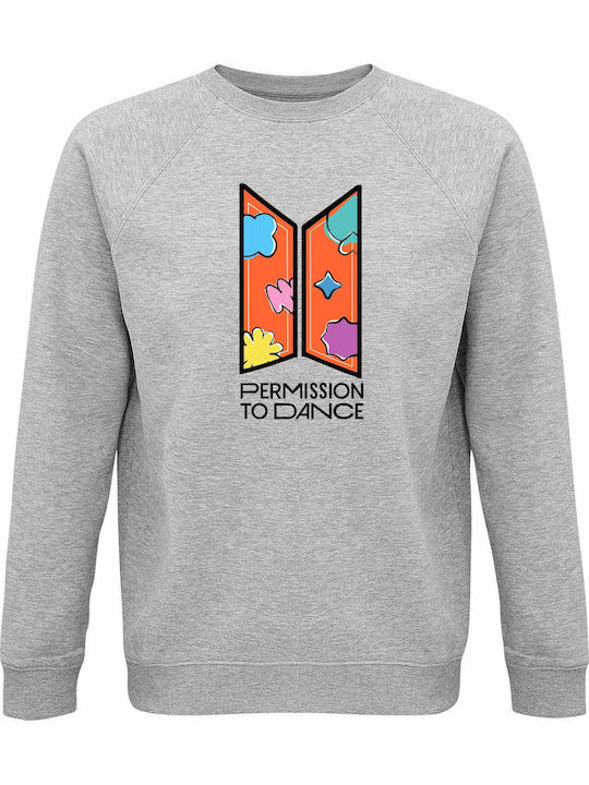 Unisex Organic Cotton Sweatshirt Bts Permission...