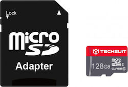 Card Memorie MicroSDHC Class 10 128GB 40MB/s 11MB/s Skyddar THCM11 Set Sticker Roșu