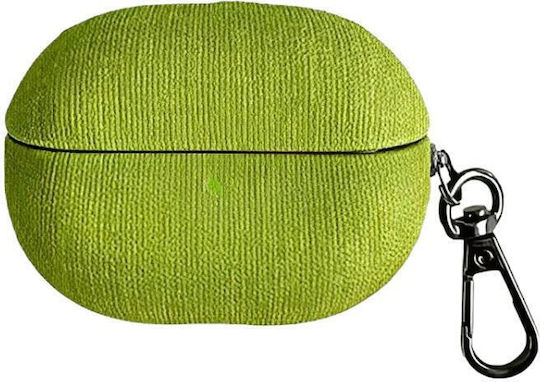 Huawei Freebuds Pro 4 Fine Cloth Earphone Case Hook Grass Green