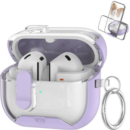 Samsung Galaxy Buds 3 3 Pro Starchain Series Pc Earphone Case Stand Purple