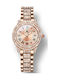 Olevs Damen Uhr mit Rose Gold Keramikarmband