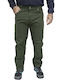 Παντελόνι Ελαστικό σε Κανονική Εφαρμογή Army Green