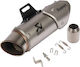 Motorcycle Exhaust Pipe Titanium Body 31*19*6.0cm W17585-1-1