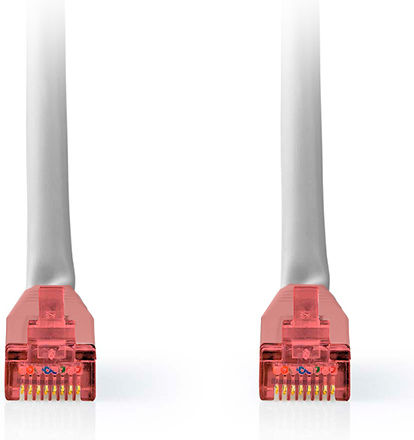 Nedis U/UTP Cat.6 Ethernet Network Cable 10m Gray