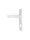Domus Window Handle on Plate White 6174l