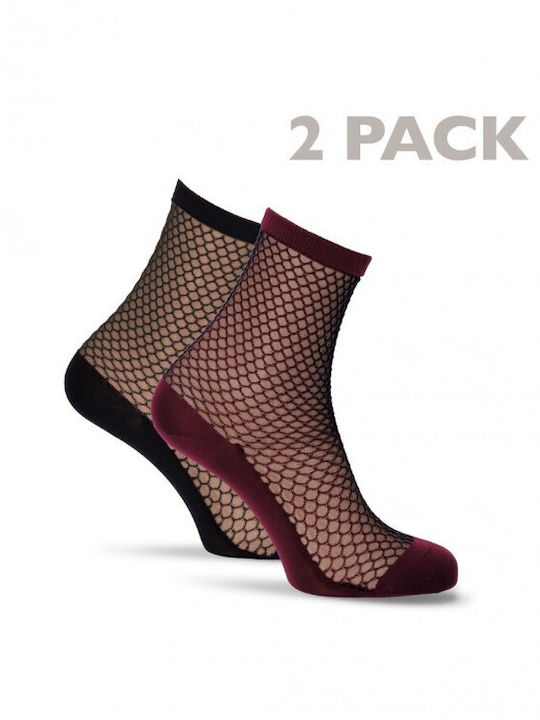 Tamaris Women's Socks Purple/black