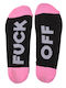 Out of the Blue Fuck Off Socks Pink