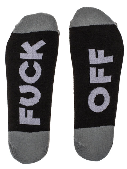 Out of the Blue Fuck Off Gray Socks