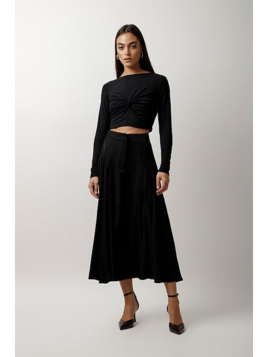 Helmi Midi Skirt Black
