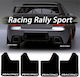 Set 4 Sport Rubber Mud Flaps Cars Universal Racing Model Size 30 X 23cm