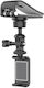 Car Mobile Mount with Adjustable Hooks Black