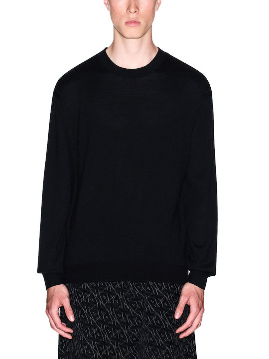 Armani Exchange Пуловер Черен
