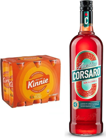 Packung 6x Kinnie 330ml Corsaro Aperitivo 700ml Ohne Alkohol