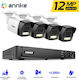 Annke Σύστημα Παρακολούθησης 4 Καμερών IP 12MP με Καταγραφικό NVR