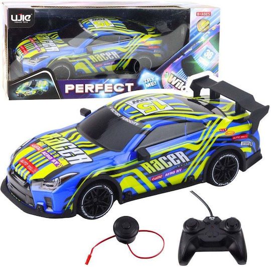 Mașină Teleghidată Rc cu Caroserie Iluminată și Controler cu Claxon