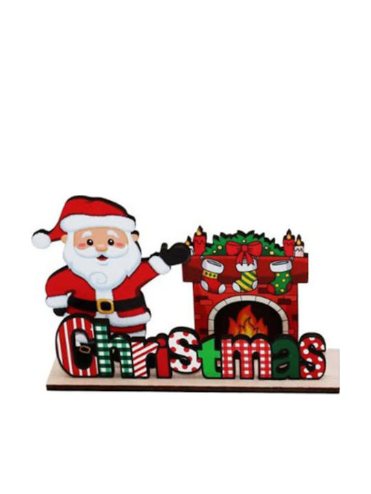 Dorosimo Decorative Wooden Christmas Red 16.5x4x11cm Gift Token