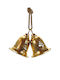 Metallische Glocken Weihnachtsbaumschmuck Set 2 0x0x19cm Einfarbig Gtr