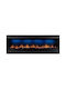 Faber Eslim 2200450 Wandmontiertes Elektrisches Kamin 2000W 223x80cm