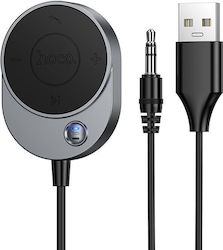 Wireless Car Receiver Hoco Aux Bluetooth Cable Jack 3,5 Mm E150 Metal Gray Wireless Car Receiver Hoco Aux Bluetooth Cable Jack 3,5 Mm E150 Metal Gray