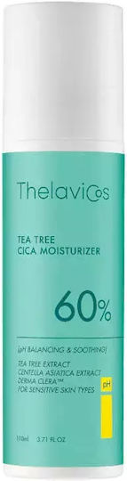 Thelavicos Tea Tree Cica 60% Light 24ωρη Κρέμα Προσώπου για Ενυδάτωση, Αντιγήρανση & Σύσφιξη με Centella Asiatica 110ml