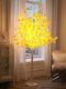 Brad de Crăciun Decorativ 180cm Galben