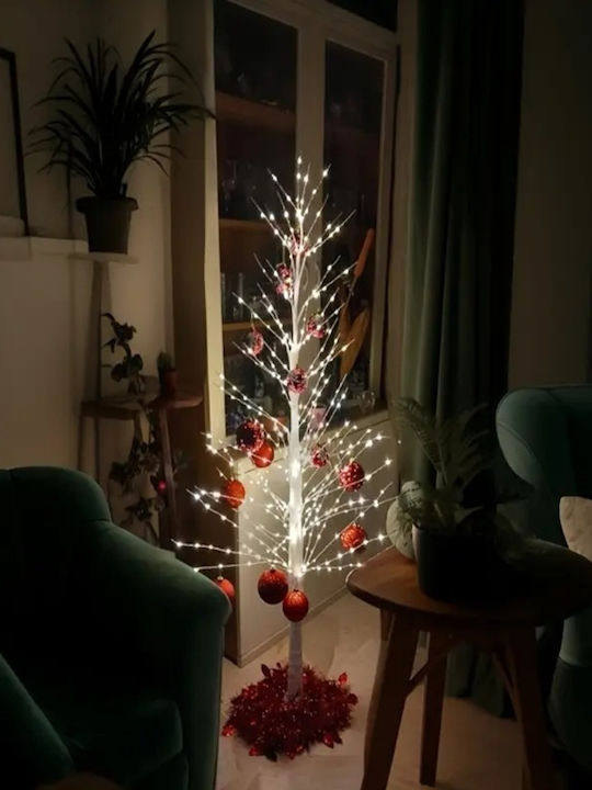 Weihnachtsbaum 150cm mit LED-Beleuchtung Weiß