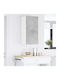 Wall Kitchen Cabinet with Grey Countertop 40x31cm