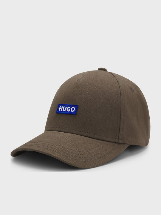 Hugo Cotton-twill Cap Embroidered Logo Label Ji...