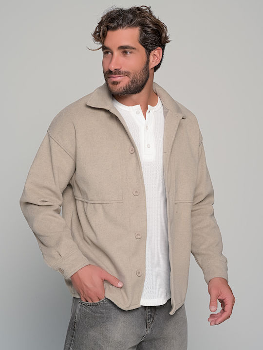 Herren Jacke Beige