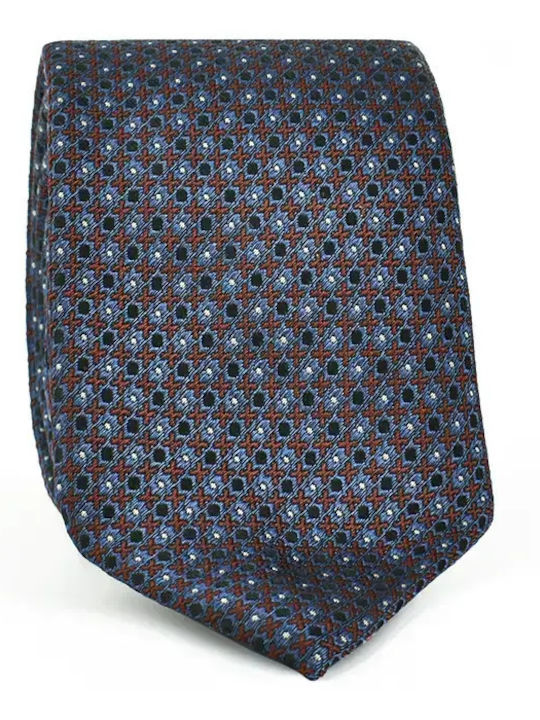 Makis Tselios Fashion Ανδρική Γραβάτα σε Μπλε Χρώμα