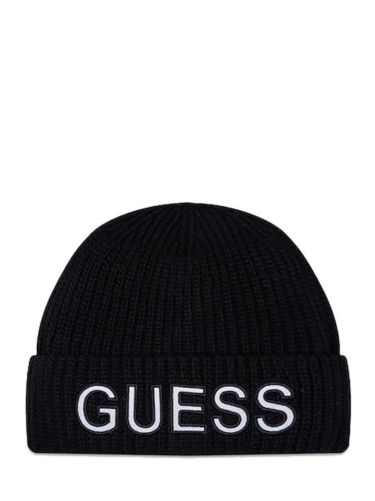 Beanie Unisex Beanie with Rib Knit in Black color