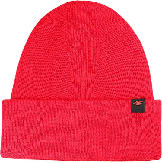 Beanie Männer Beanie Gestrickt in Rot Farbe