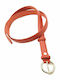 Leder Damen Gürtel Orange