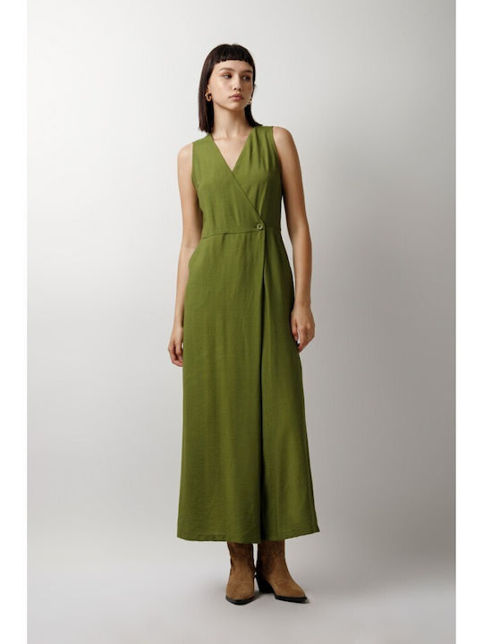 Женска Без ръкави Цялостна Форма Light Green