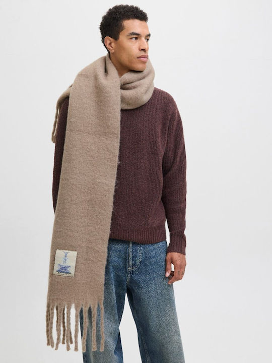 Jack & Jones Мъжки шал Кафяв
