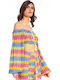 Γυναικείο Crop Top Off-Shoulder Multi