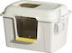 Katzentoilette Geschlossen Gelb L64 x B45 x H33cm