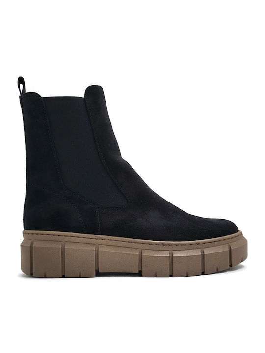 Ragazza Leather Women's Chelsea Boots Black