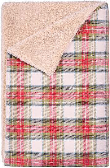 Butlers Nantucket Κουβέρτα Καναπέ 140x190εκ. Κόκκινο